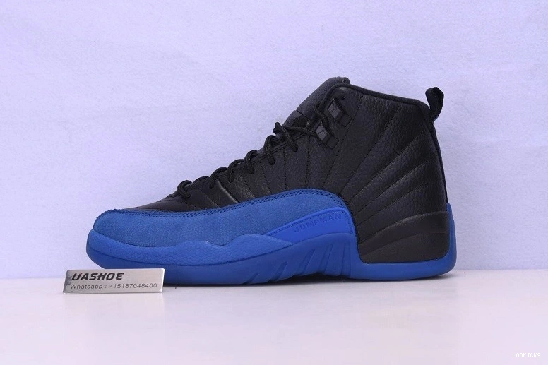 Game Air 12 Royal 130690-014 Black Jordan 0509